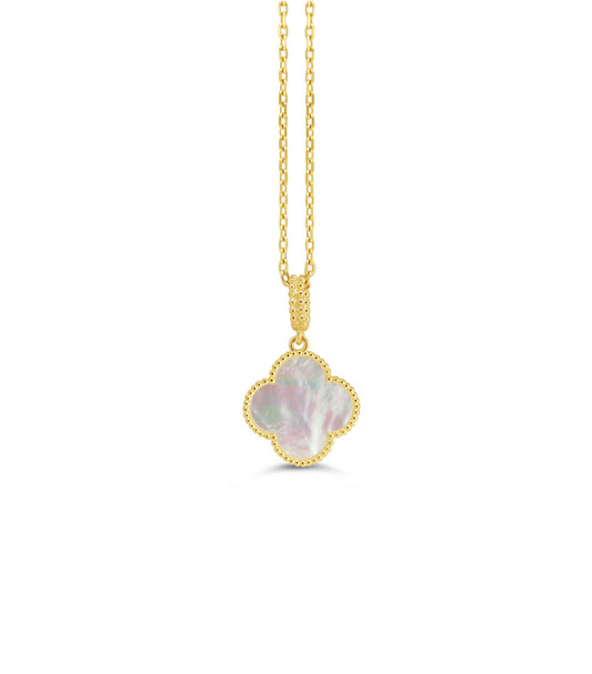 10k mother of pearl Van Cleef pendant