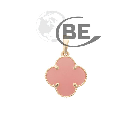 10k Light Pink Van Cleef Pendant