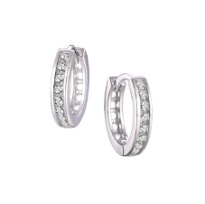 Legend Sterling Silver 15mm Hoop Earrings
