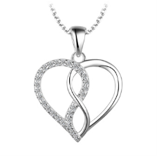 Legend Sterling Silver Infinity Heart