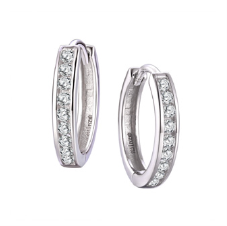 Legend Sterling Silver 17mm Hoops