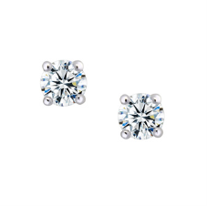 Legend Sterling Silver C/Z studs