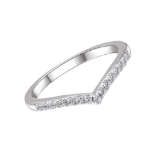Legend Sterling Silver C/Z Ring
