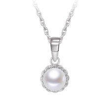 Legend Sterling Silver Pearl Necklace