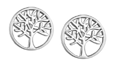 Legend Sterling Silver Tree of Life Studs