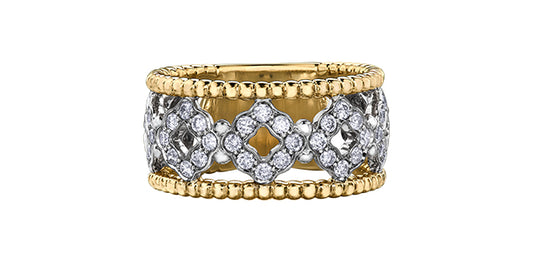 14K Fancy Diamond Ring