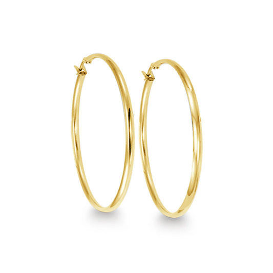 Gold Steelex Hoops
