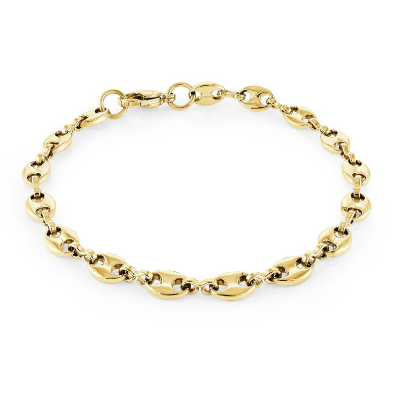Stainless steel Micro Puff Bracelet