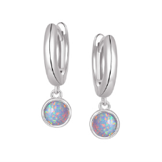 Legend Opal Dangle Ear Huggie