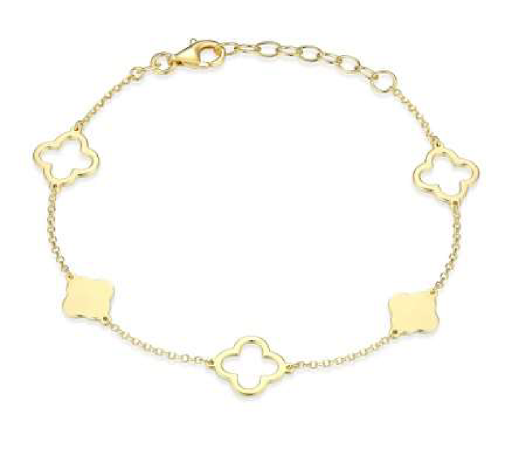 Gold plated Van Cleef bracelet